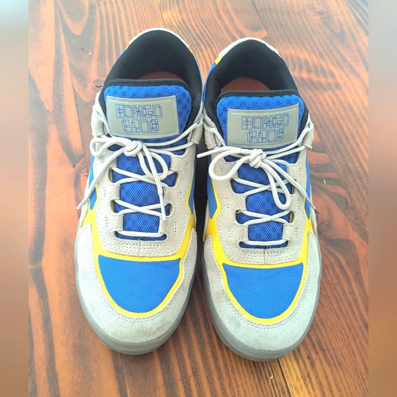 Men's Hongo x DC Metric ShoesColor: GREY/BLUE/YELLOW Size: 11 - Picture 6 of 7